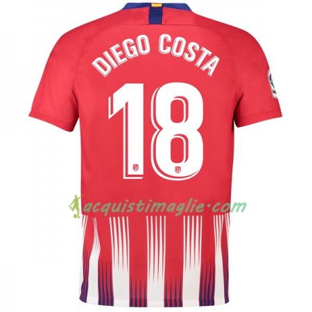 Divisa di Calcio Atlético Madrid Diego Costa 18 Prima 2018/2019